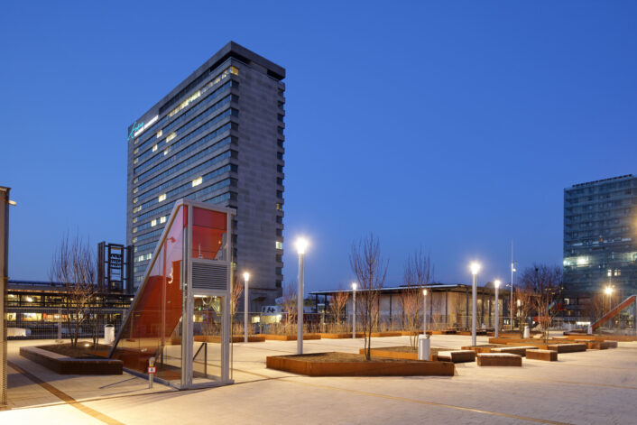 SPUTNIK Erasmus University Parking Garage plaza